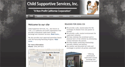 Desktop Screenshot of childsupportiveservices.org