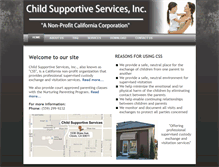 Tablet Screenshot of childsupportiveservices.org